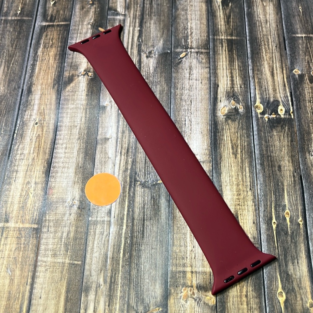 5for$10 Red Smooth Silicone 42mm/44mm/45mm/49mm Apple Watchband Accessories